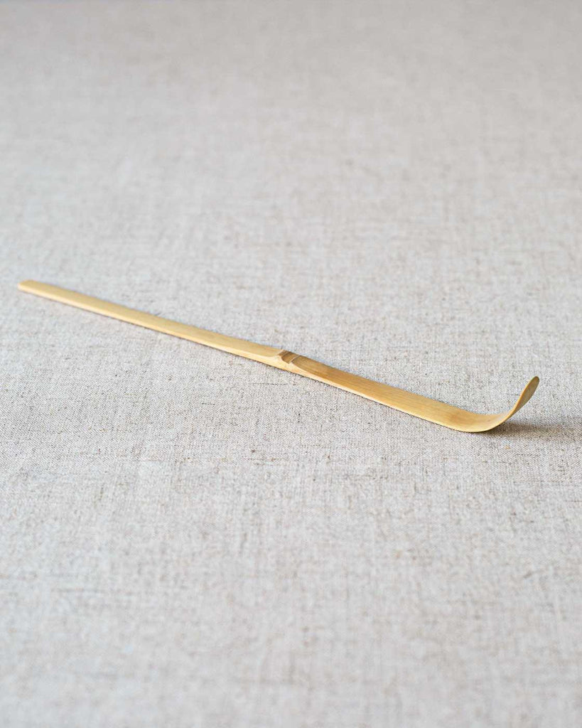 The Chashaku Bamboo Scoop is the perfect tool to pick and measure your matcha green tea powder